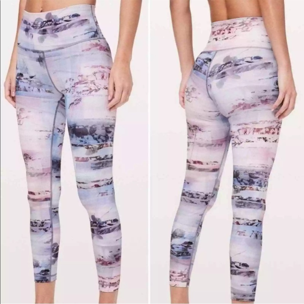 Lululemon RARE Wunder Under Luxtreme Sunrise High Rise Crop Size 4